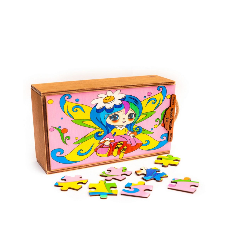 Деревянные пазлы "Мультик", 70 эл 1207 купить в магазине “Пустун”