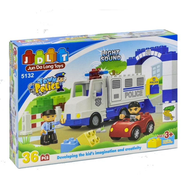 Конструктор "Полицейский Участок", 36 деталей 5132 купить в магазине “Пустун”