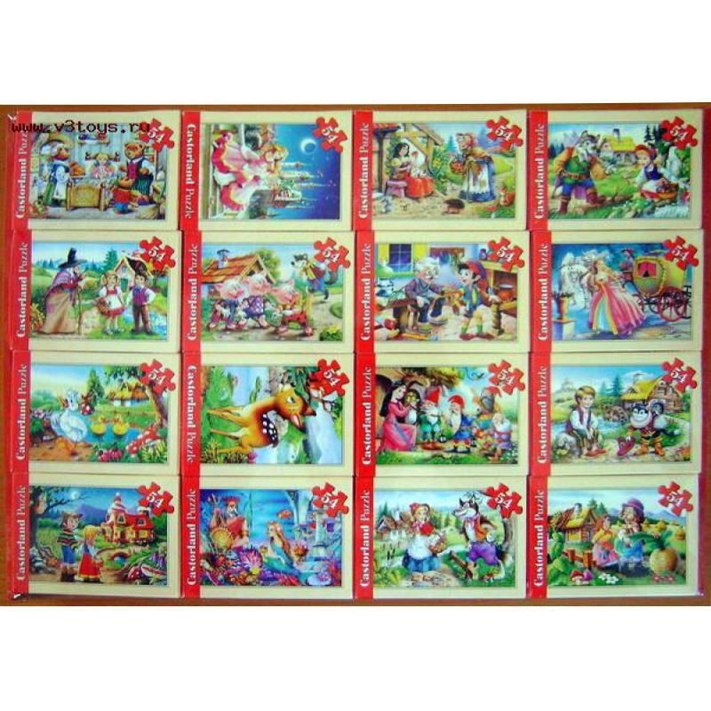 Пазлы "Сказки", 32 шт., 54 элемента A-08521-B купить в магазине “Пустун”