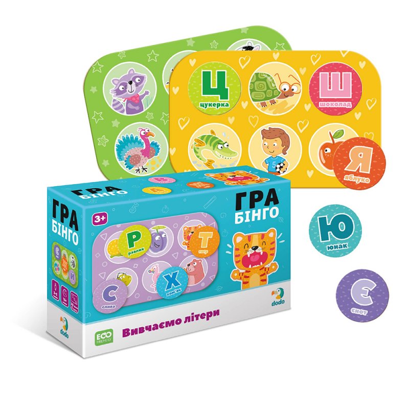 Настольная игра бинго Dodo Изучаем буквы (300197) купить в магазине “Пустун” Фото 4