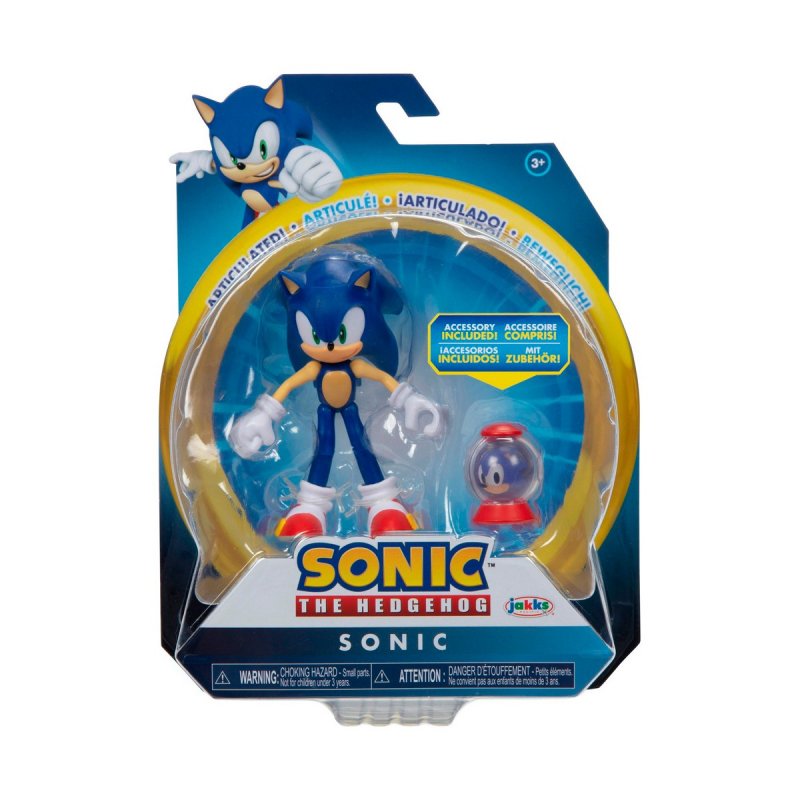 Игровая фигурка с артикуляцией SONIC THE HEDGEHOG - Модерн Соник (41678i-GEN) купить в магазине “Пустун” Фото 1