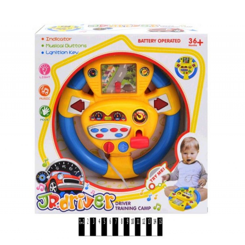 Руль музыкальный Маленький водитель купить в магазине “Пустун”