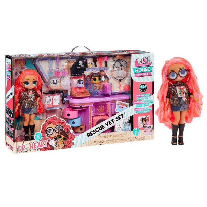 Игровой набор с куклой O.M.G. L.O.L. SURPRISE! серии I AM- Ветклиника (591559) купить в магазине “Пустун” Фото 1