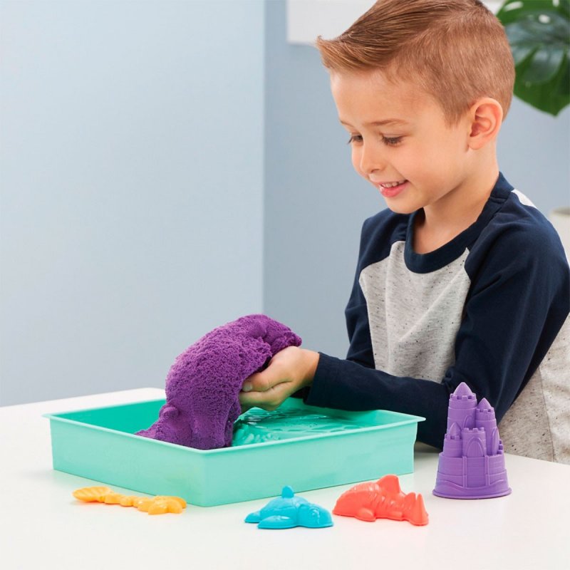 Набір піску для дитячої творчості - Kinetic Sand V2 Замок із піску (71402) купити в магазині “Пустун” Фото 10
