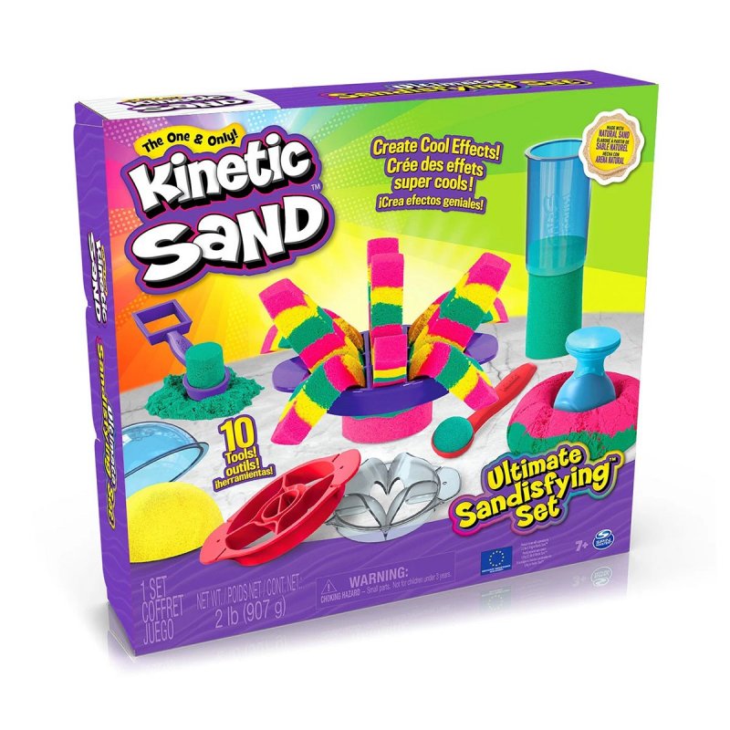 Набір піску для дитячої творчості - Kinetic Sand Кольорові пригоди (71647) купити в магазині “Пустун” Фото 3
