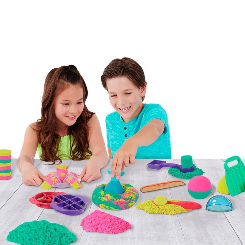 Набір піску для дитячої творчості - Kinetic Sand Кольорові пригоди (71647) купити в магазині “Пустун” Фото 10