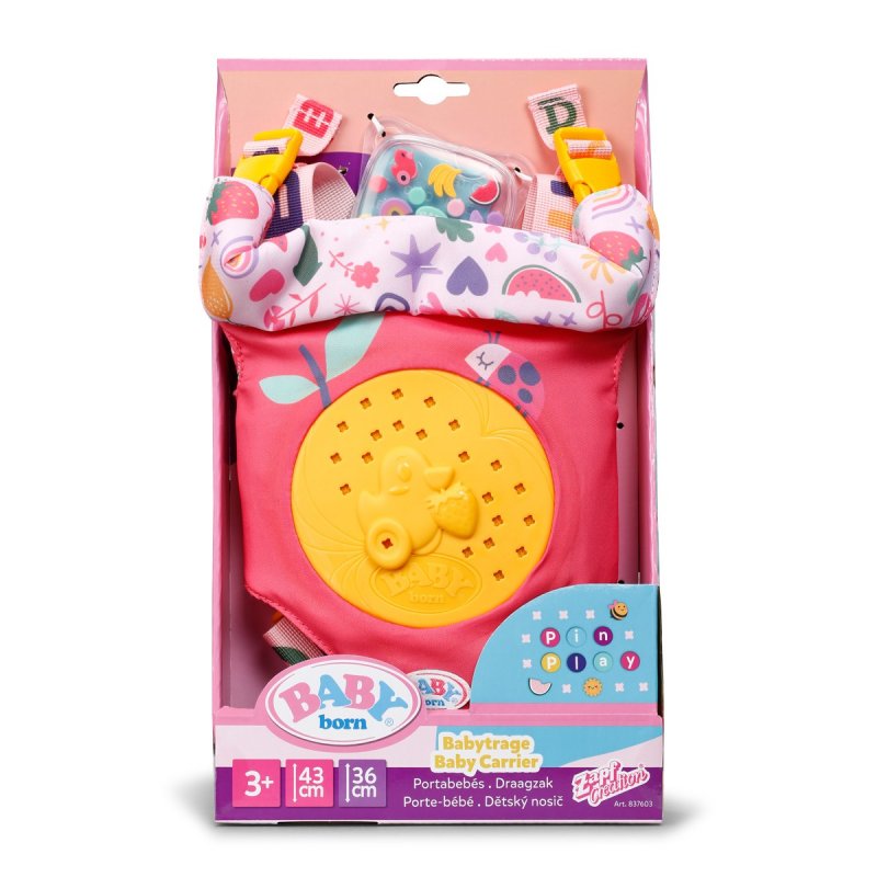 Рюкзак-кенгуру для ляльки Baby Born серії Pinplay – Яскрава прогулянка (837603) купити в магазині “Пустун” Фото 9