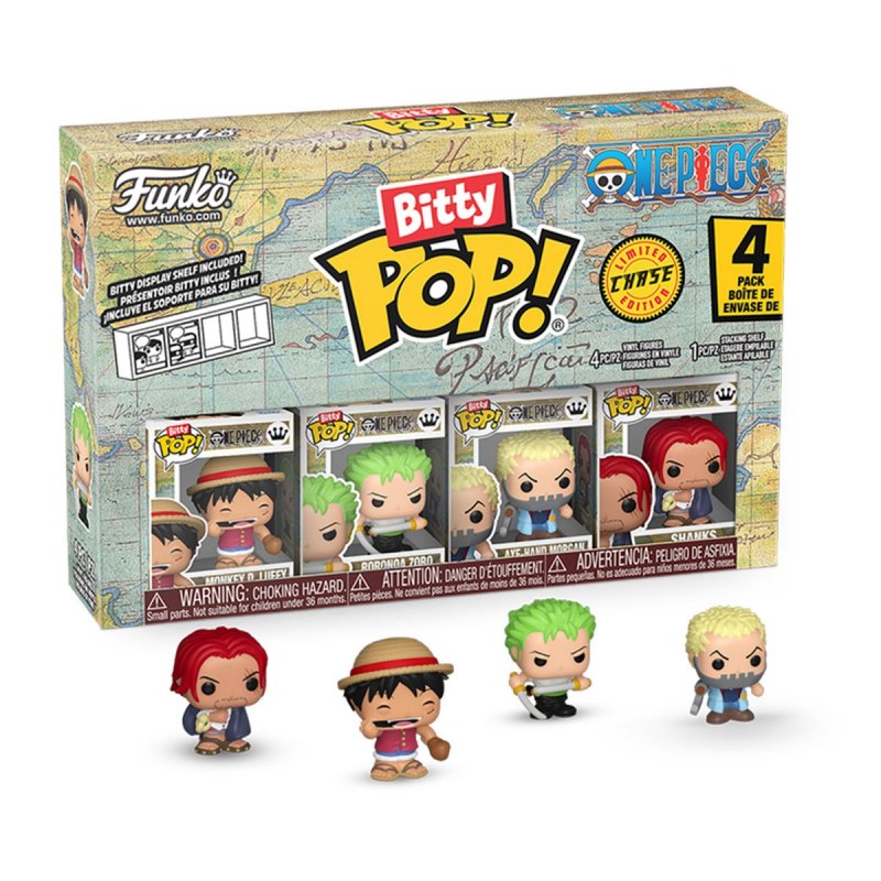 Набор игровых фигурок Bitty POP! - Луффи (4 фигурки в асс.) (86892) купить в магазине “Пустун” Фото 1