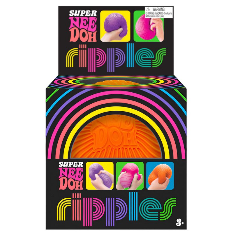 Іграшка-антистрес NeeDoh серії Super – Яскраві хвилі (помаранчевий) (RSPND-5) купити в магазині “Пустун” Фото 4