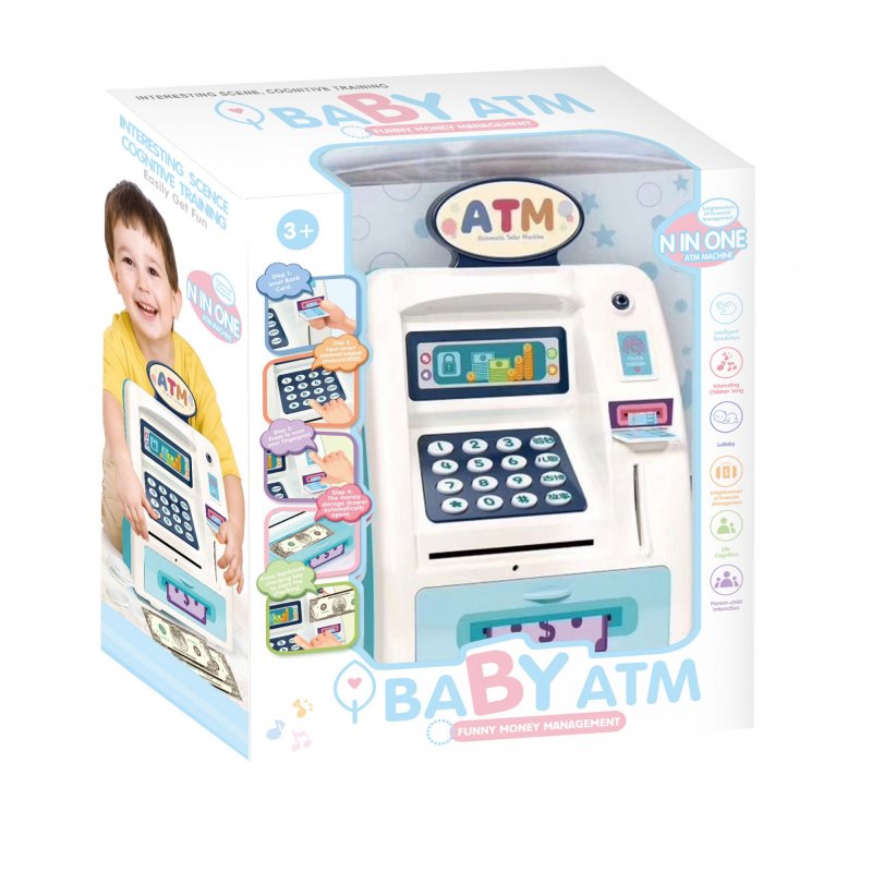 Банкомат-сейф со светом и музыкой (WF-3005) купить в магазине “Пустун” Фото 1